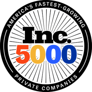 Logo for Inc. 5000 recognition - America's fastest growing private companies